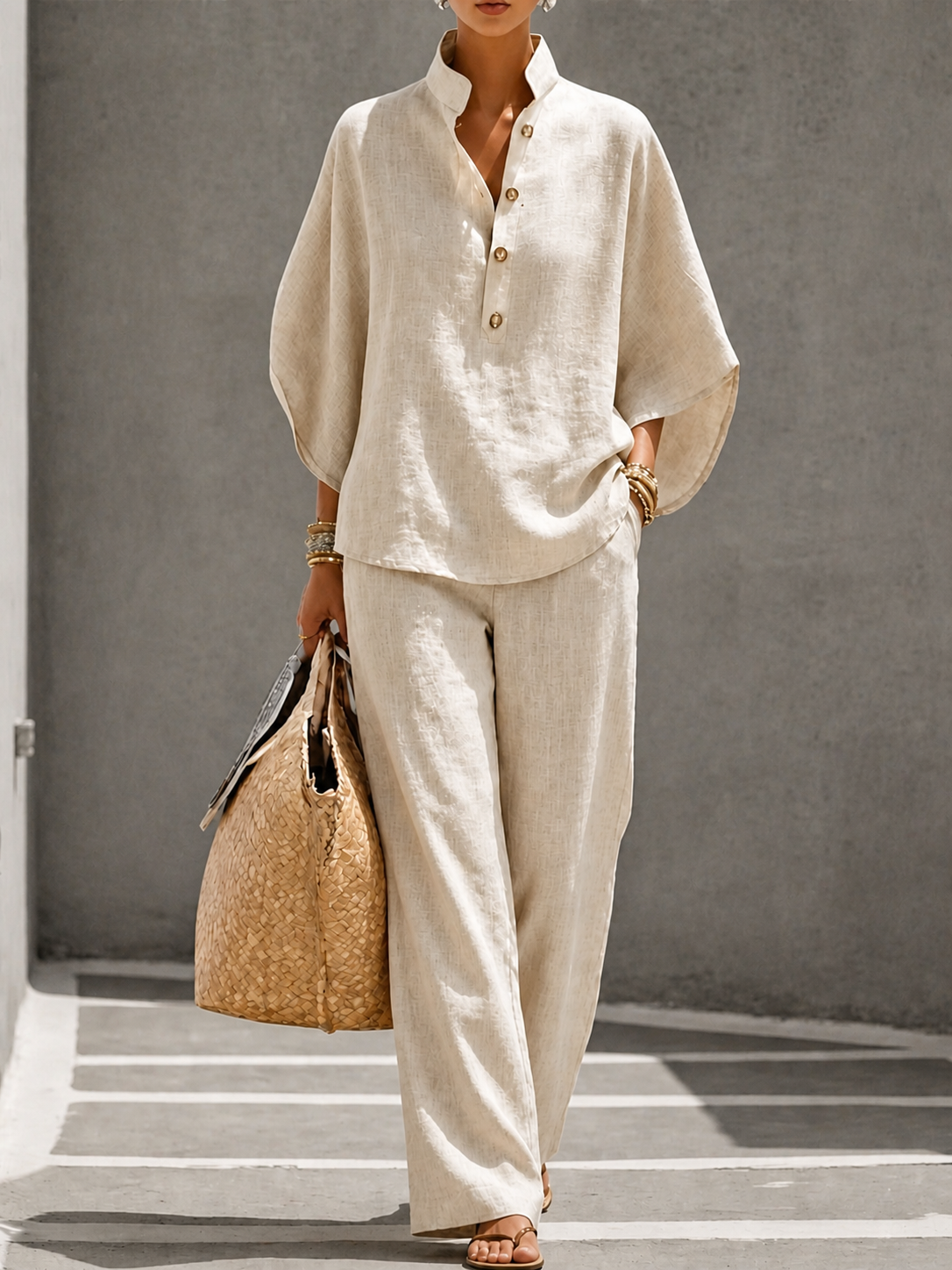 Ariel | Conjunto de lino · Fluidez y Elegancia Natural