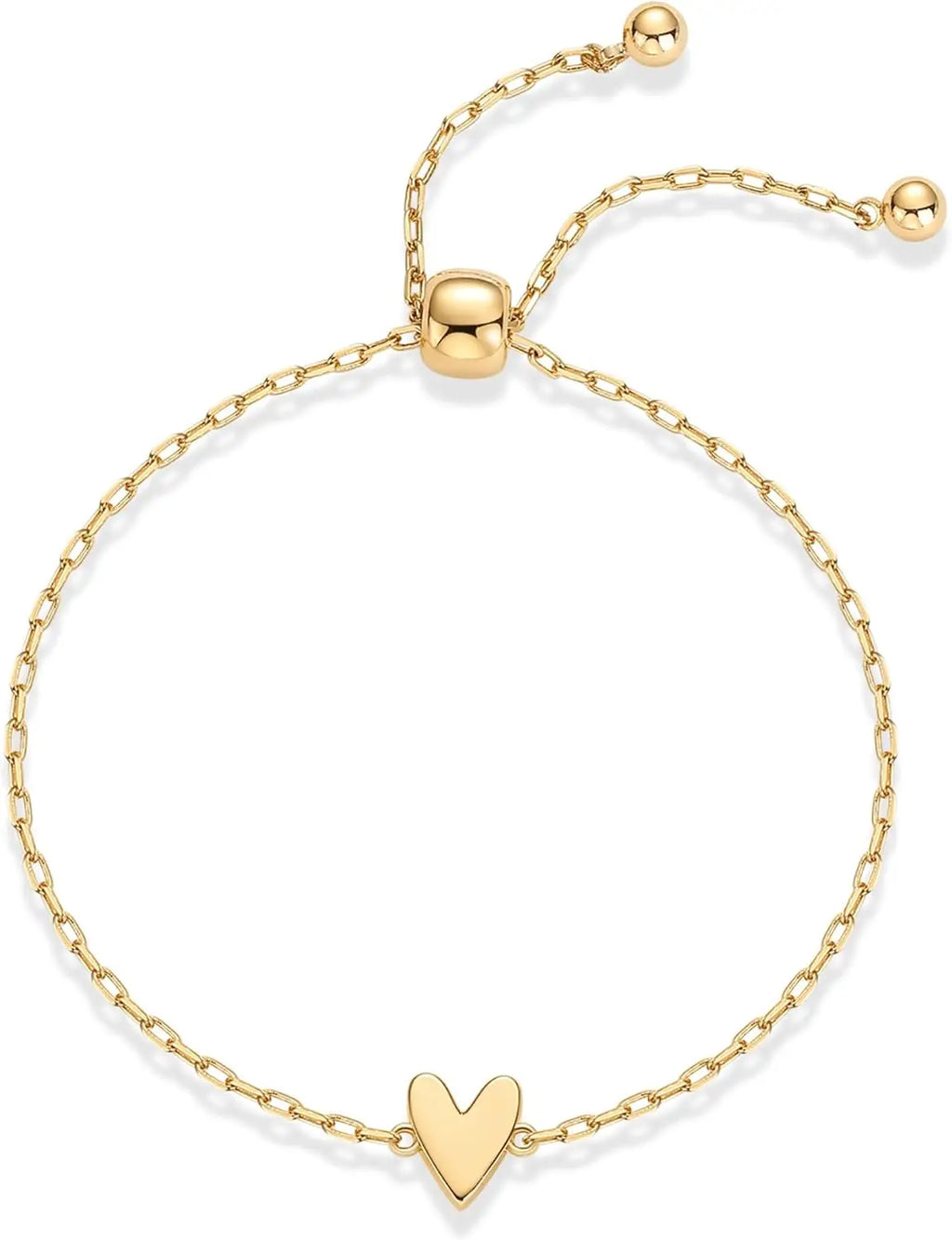 Zediola® | Pulseras Cómplices — Set de 2 con Corazón Dorado