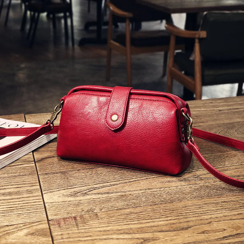 Bolso Bandolera de Piel Vintage