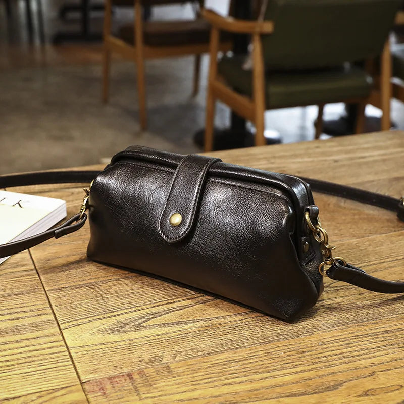 Bolso Bandolera de Piel Vintage