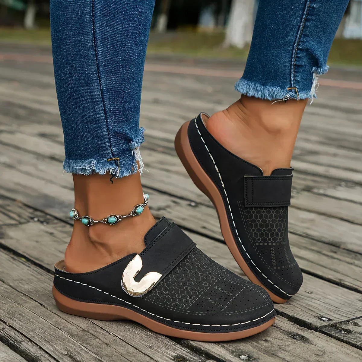 Caprielle™ sandalias de cuña chic