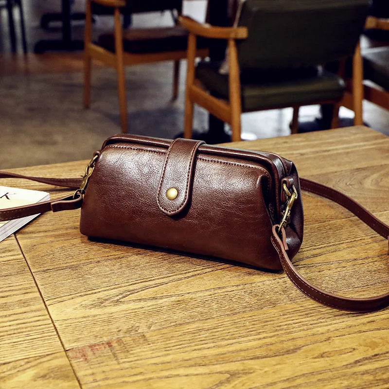 Bolso Bandolera de Piel Vintage