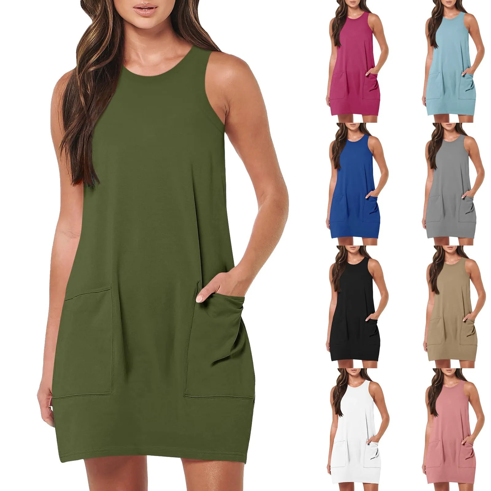 ZDL | Vestido corto de verano casual