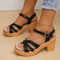 Gianna™ Sandalias Clásicas de Tacón Medio