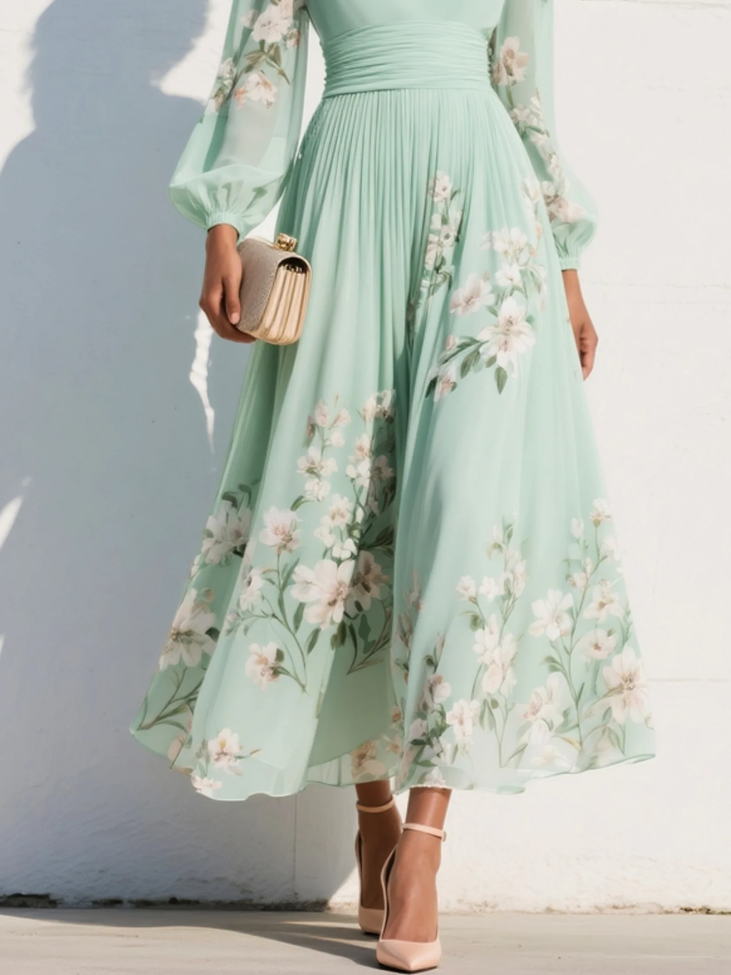 Coral | Vestido maxi