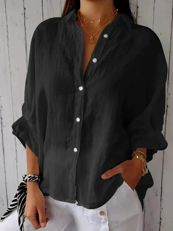 Cheryl | Blusa de lino elegante para mujeres
