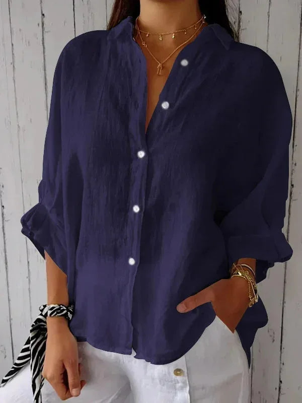Cheryl | Blusa de lino elegante para mujeres