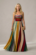 Sofía | Vestido A-Line Sin Tirantes