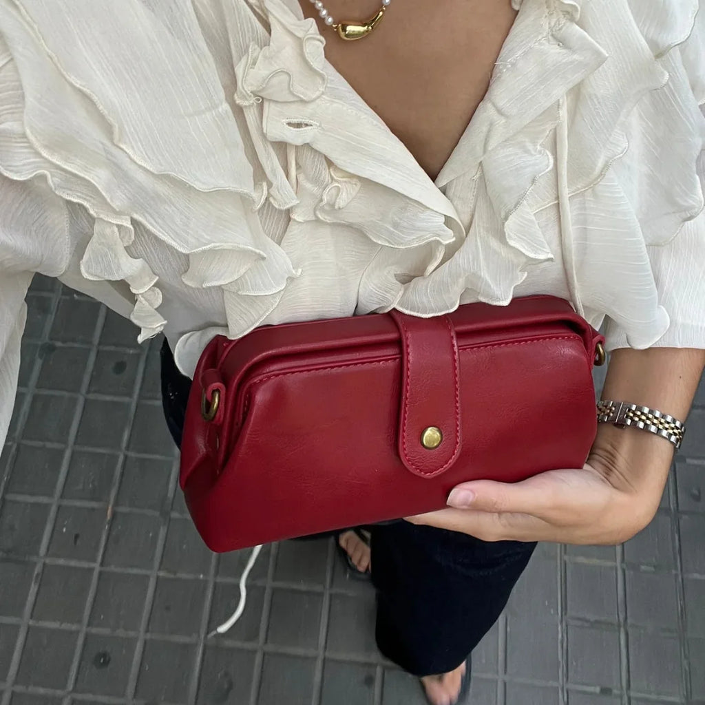 Bolso Bandolera de Piel Vintage